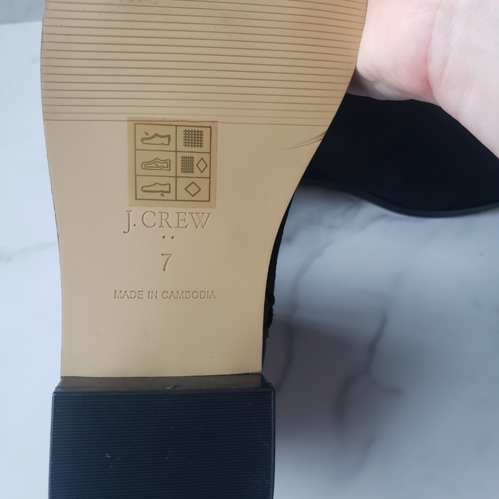 J Crew Factory Nwot Black Knee-High Boots With Stretch Size